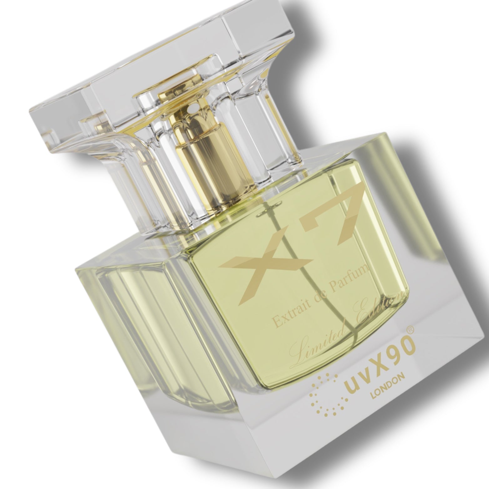X-7 luxury eau de parfum 50ml bold fragrance bottle uvX90